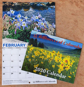 Colorado Wildflowers Spotlighted in New 2020 Wall Calendar